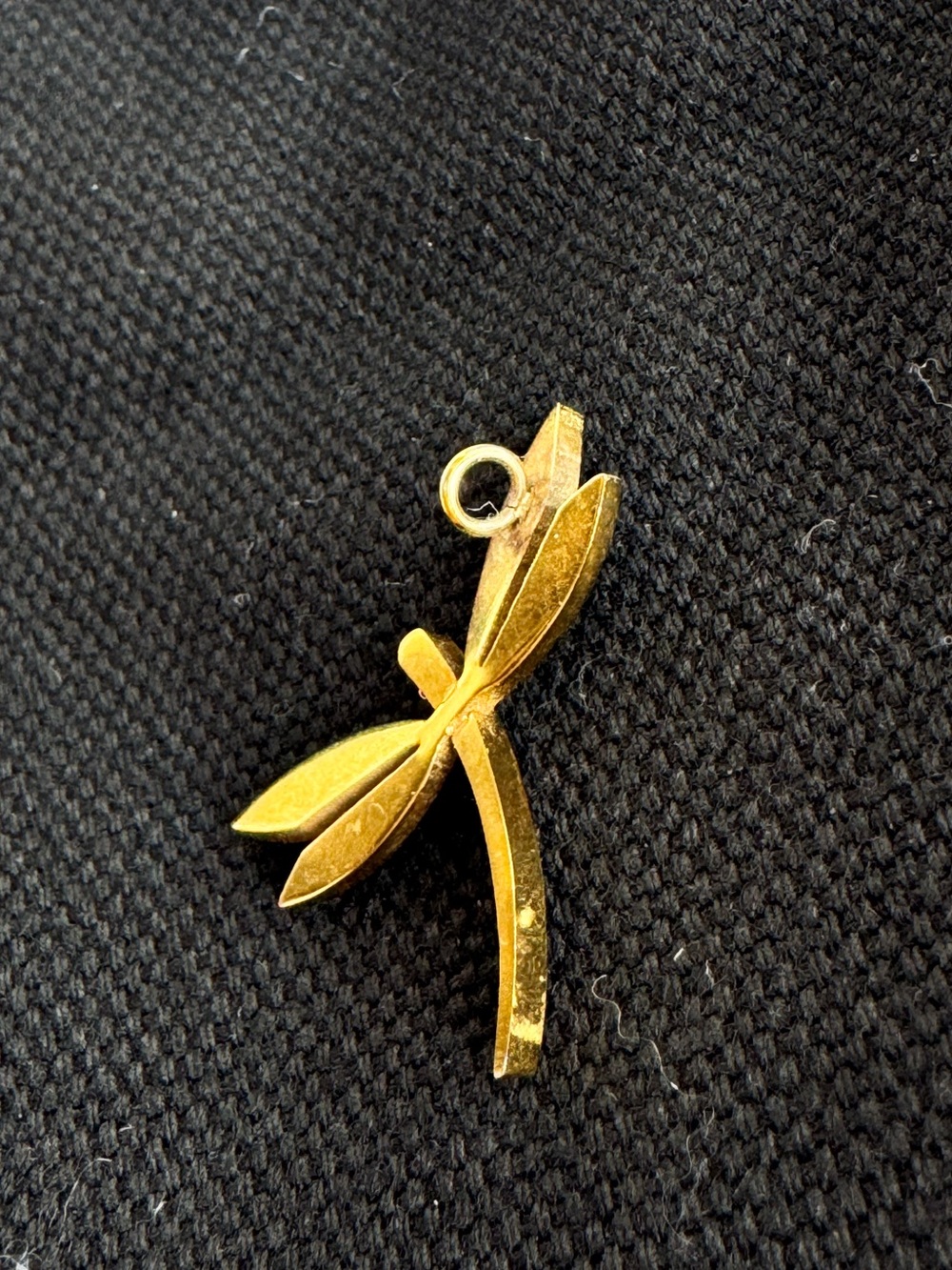 Swatch Gold Dragonfly Pendant- Elegant Womens Jewelry - Picture 6 of 9